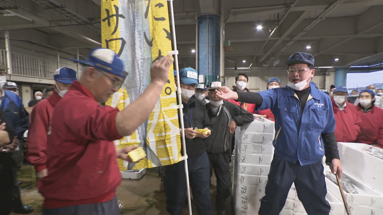 春を告げる魚「サワラ」の初競り 過去最高値1kg7万円 高松市 | KSB