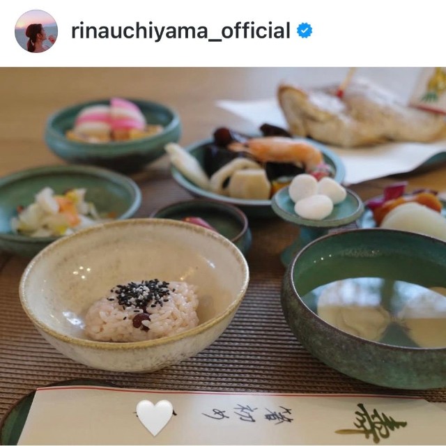 （内山理名公式インスタグラムより）