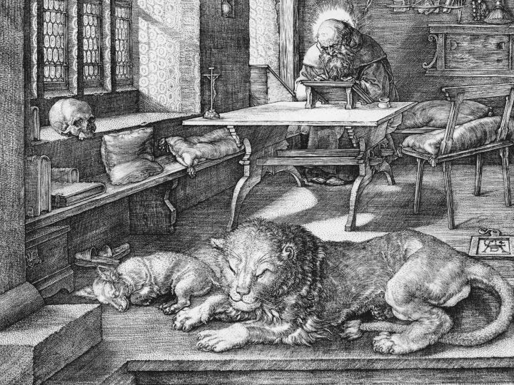 聖ヒエロニムスの書斎（部分）