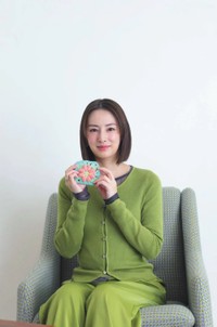 かぎ針網に初挑戦した北川景子Ⓒ鮫島亜希子