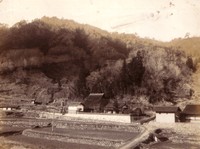 昭和１５年（１９４０年）に撮影されたヒバゴン目撃地の写真。この３０年後にヒバゴン騒動が起きる