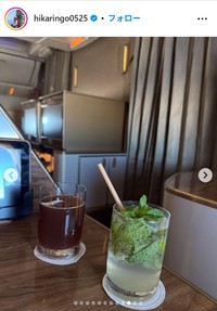 石田ひかりのインスタグラム@hikaringo0525より