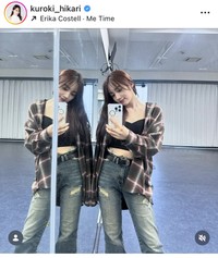 黒木ひかりインスタグラム＠kuroki_hikariより