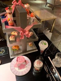 桜づくしの「ピンク アフタヌーンティー ～サクラ～」