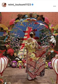 堤礼実アナウンサーのインスタグラム＠reimi_tsutsumi1123より