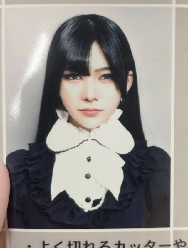 こちらが話題の証明写真（銀世界さん提供）