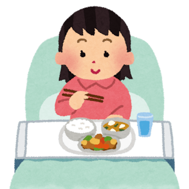 「入院すると、病院のごはんってほんとに大事」というコメントも