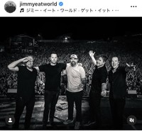 ジミー・イート・ワールドのインスタグラム＠jimmyeatworldより