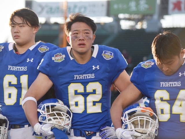 アメフト - 関西学院大学WR衣笠吉彦 「合わなかった」ファイターズ