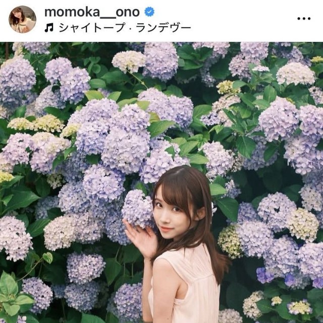 小野桃果アナのインスタグラム＠momoka__onoより