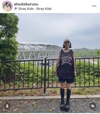 来栖あつこインスタグラム＠atsukokurusuより