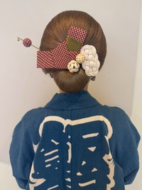 ツルッとしたお団子が美しい…！／Yuki Itoさん（@yukiito.hairmake.creer）提供