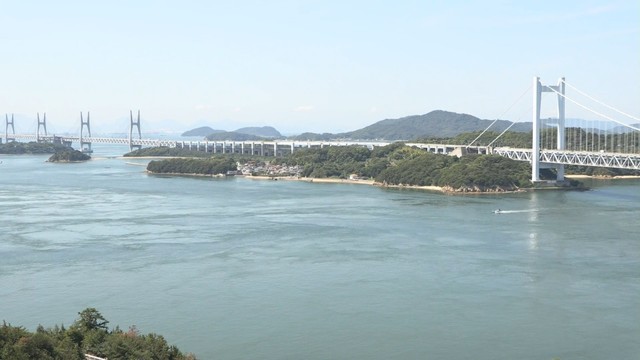 瀬戸内海（岡山・倉敷市の情報カメラから）30日午前10時