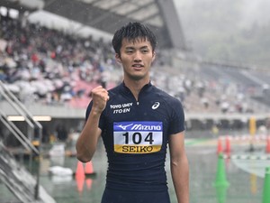 東洋大学・柳田大輝　世界選手権に個人種目で出場するため「10秒00を切りたい」