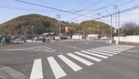 事故があった現場　香川・まんのう町長尾