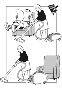 捨文金五郎 作品32 / 「掃除機」