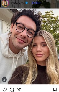 ソフィア・リッチー・グレインジのインスタグラム＠sofiagraingeより