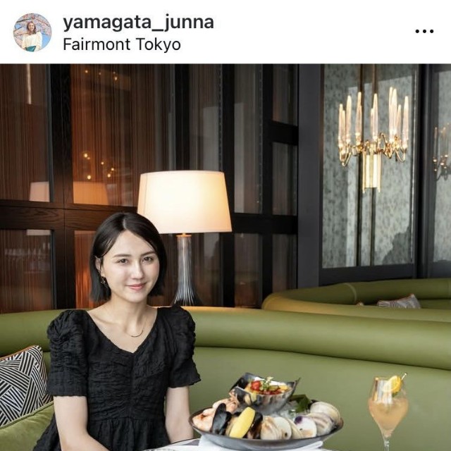 山形純菜アナウンサーのインスタグラム＠yamagata_junnaより

