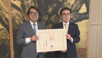観光や文化振興へ　トリドールHDが企業版ふるさと納税で2000万円寄付　香川県が感謝状