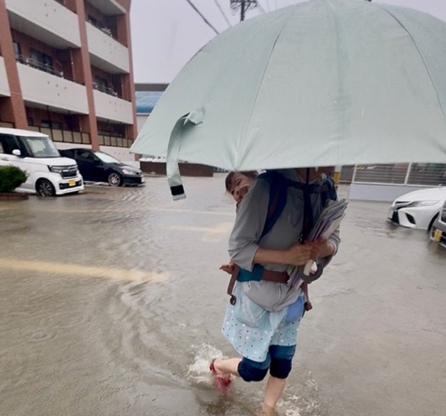 0歳から5歳までの園児30人が無事避難したという（「たかなしの森保育園」さん提供）