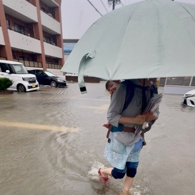 0歳から5歳までの園児30人が無事避難したという（「たかなしの森保育園」さん提供）