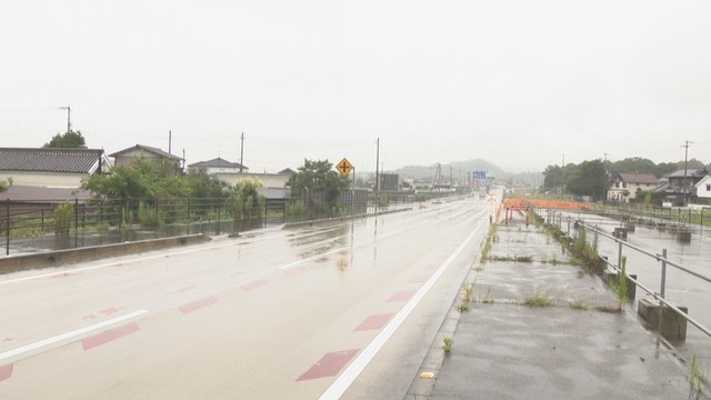 事故があった国道　東かがわ市西村