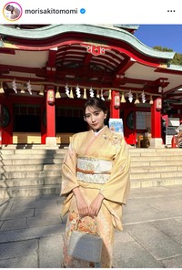森咲智美インスタグラム＠morisakitomomiより