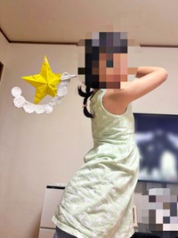 折り紙で「マジカルステッキ」も作った娘さん（画像提供：みつ。ガーデニング家庭菜園さん）