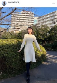 今井春花インスタグラム(@imaisakura_)より