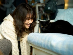菅田将暉と有村架純、同棲カップルが愛でる黒猫にほっこり　映画『花束みたいな恋をした』
