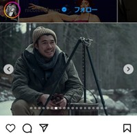 劇中でもアウトドアを楽しむヘンリー・ゴールディング＝ニコール・キッドマンのインスタグラム＠nicolekidmanより