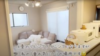 白を基調としたリビングルーム／みあきさん（@miakinoch0908）提供