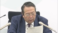 村上大臣の会見　東京 総務省 午前9時ごろ
