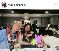 蛯原友里のインスタグラム＠yuri_ebiharaより