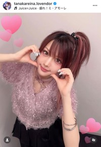 田中れいなインスタグラム(@tanakareina.lovendor)より