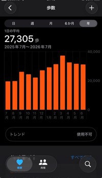 翡翠くんとの散歩で1年平均2万7305歩（画像提供：翡翠（ひすい）さん）