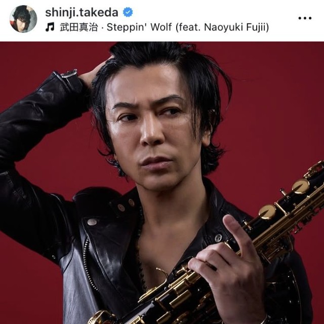 武田真治インスタグラム＠shinji.takedaより