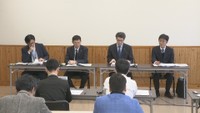 県の会見　岡山県庁