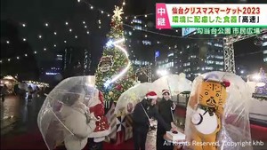 仙台クリスマスマーケット　シンボルツリーの点灯式