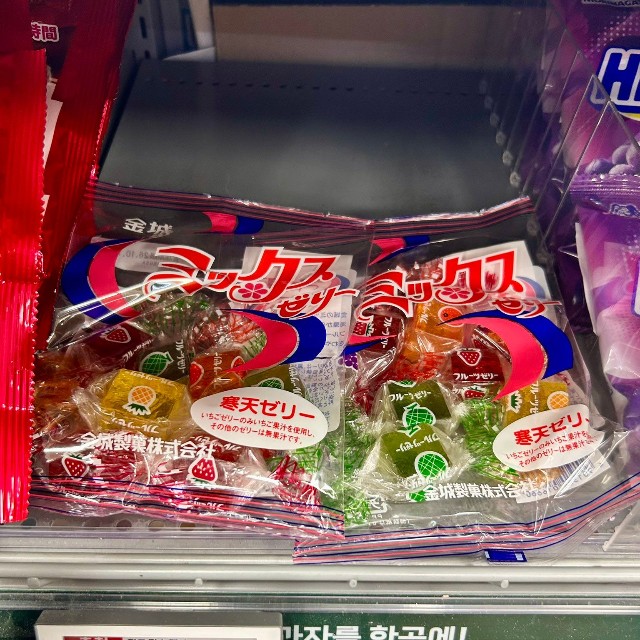 こちらが韓国で人気を博す日本のお菓子（韓国暮らしのジェリさん提供）