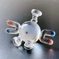 じしゃくポケモン・コイルをガラスで再現（温井ガラス工房さんツイッターより）