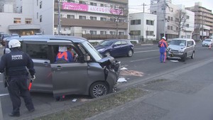 仙台市青葉区で軽乗用車同士が正面衝突　80代女性が死亡