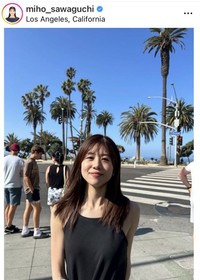 澤口実歩アナウンサーのインスタグラム＠miho_sawaguchiより