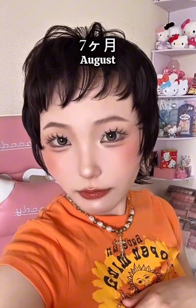 7カ月後（8月）のHANAさん／HANAさん（_hana8787_）提供