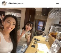 福山理子インスタグラム＠rikofukuyamaより