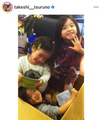 仲良し家族です♡（つるの剛士公式インスタグラムより）