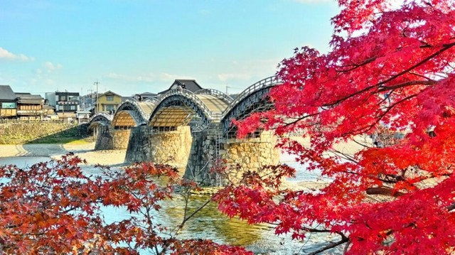 錦帯橋（提供：山口県 観光プロモーション推進室）
