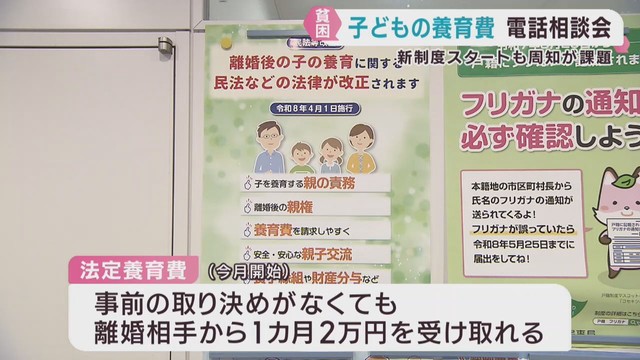 全国青年司法書士協議会　子どもの養育費　電話相談会