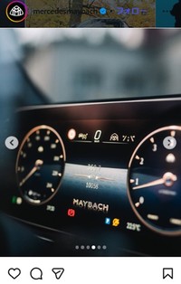 メルセデス・マイバッハのインスタグラム＠mercedesmaybachより