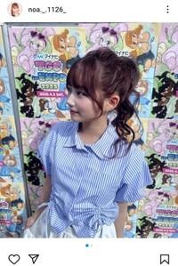 「マイナビ TGC in 大阪・関西万博 2025」出演を報告した希空＝希空のインスタグラム（@noa._.1126_）＝2025年4月5日投稿
